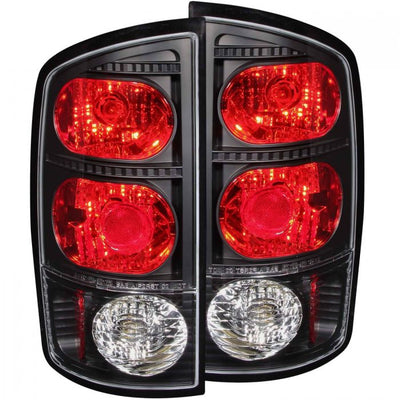 ANZO - 2002-2005 DODGE RAM 1500/2500/3500 TAILLIGHT BLACK-Tail Lights-Deviate Dezigns (DV8DZ9)