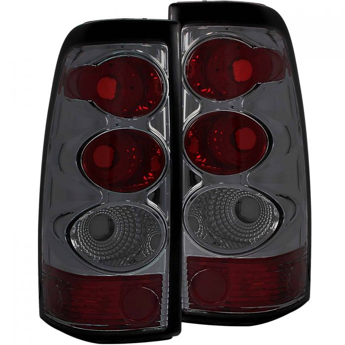 ANZO - 2003-2006 CHEVROLET SILVERADO 1500/2500/3500 CLASSIC TAILLIGHT SMOKE-Tail Lights-Deviate Dezigns (DV8DZ9)