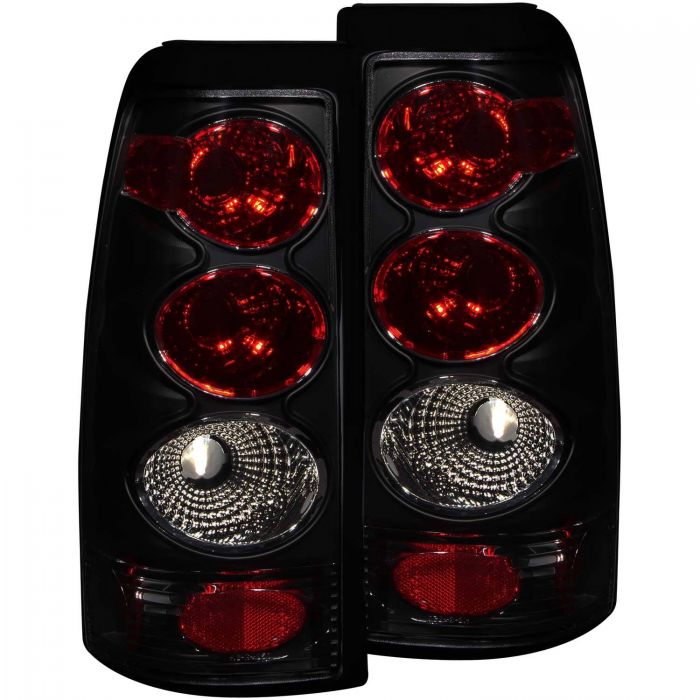 ANZO - 1999-2002 CHEVROLET SILVERADO 1500/2500/3500 TAILLIGHTS DARK SMOKE-Tail Lights-Deviate Dezigns (DV8DZ9)