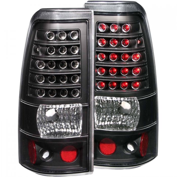 ANZO - 2003-2006 CHEVROLET SILVERADO 1500/2500/3500 CLASSIC LED TAILLIGHT BLACK-Tail Lights-Deviate Dezigns (DV8DZ9)