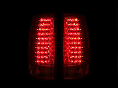 ANZO - 2007-2014 CHEVROLET TAHOE/SUBURBAN/GMC YUKON LED TAILLIGHT RED/CLEAR G4-Tail Lights-Deviate Dezigns (DV8DZ9)