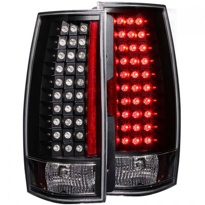 ANZO - 2007-2014 CHEVROLET TAHOE/SUBURBAN/GMC YUKON LED TAILLIGHT BLACK G4-Tail Lights-Deviate Dezigns (DV8DZ9)