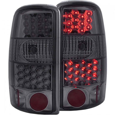 ANZO - 2000-2006 CHEVROLET TAHOE/SUBURBAN/GMC YUKON LED TAILLIGHT SMOKE-Tail Lights-Deviate Dezigns (DV8DZ9)