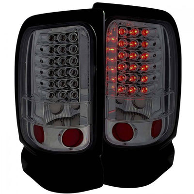 ANZO - 1994-2001 DODGE RAM 1500/2500/3500 LED TAILLIGHTS SMOKE-Tail Lights-Deviate Dezigns (DV8DZ9)