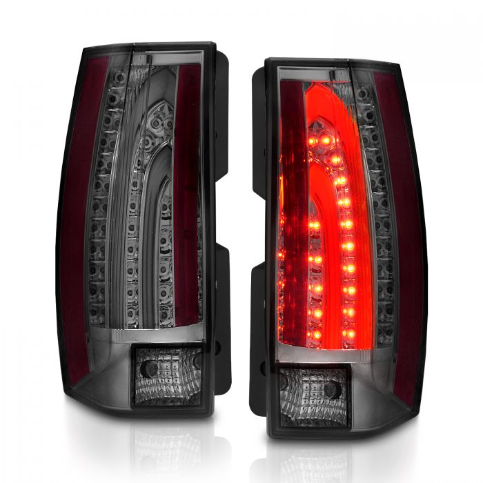 ANZO - 2007-2014 CHEVROLET TAHOE/SUBURBAN/GMC YUKON LED TAILLIGHT SMOKE G2-Tail Lights-Deviate Dezigns (DV8DZ9)