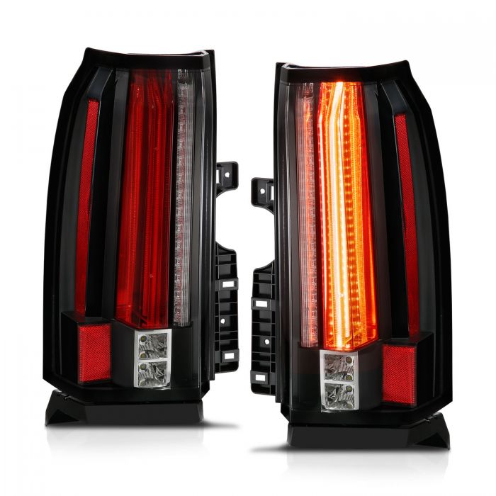 ANZO - 2015-2019 CHEVROLET TAHOE/SUBURBAN LED TAILLIGHTS BLACK-Tail Lights-Deviate Dezigns (DV8DZ9)