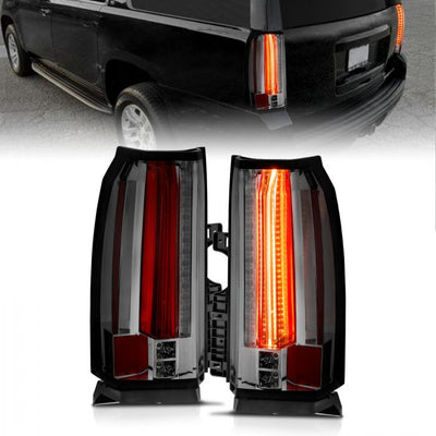 ANZO - 2015-2019 CHEVROLET TAHOE/SUBURBAN LED TAILLIGHT SMOKE-Tail Lights-Deviate Dezigns (DV8DZ9)