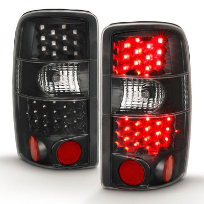 ANZO - 2000-2006 CHEVROLET TAHOE/SUBURBAN/GMC YUKON LED TAILLIGHTS BLACK-Tail Lights-Deviate Dezigns (DV8DZ9)