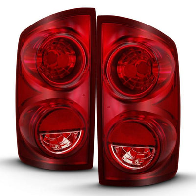 ANZO - 2006-2008 DODGE RAM 1500/2500/3500 TAILLIGHT RED LENS OE-Headlights-Deviate Dezigns (DV8DZ9)