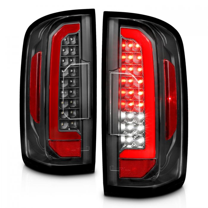 ANZO - 2015-2021 CHEVROLET COLORADO FULL LED TAILLIGHTS BLACK CLEAR LENS-Tail Lights-Deviate Dezigns (DV8DZ9)