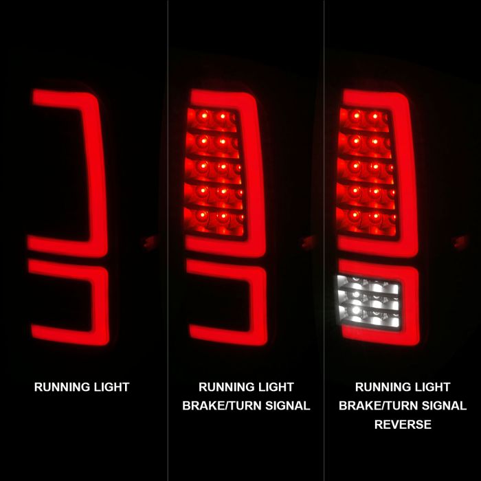 ANZO - 2014-2021 TOYOTA TUNDRA FULL LED TAILLIGHTS BLACK HOUSING SMOKE LENS RED LIGHT BAR WITH SEQUENTIAL SIGNAL-Tail Lights-Deviate Dezigns (DV8DZ9)