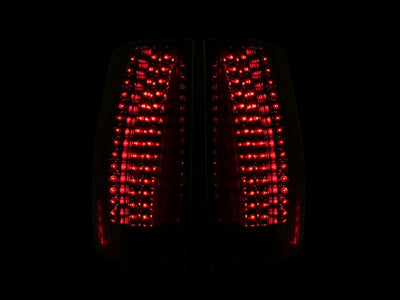 ANZO - 2007-2013 CADILLAC ESCALADE LED TAILLIGHTS CHROME-Tail Lights-Deviate Dezigns (DV8DZ9)