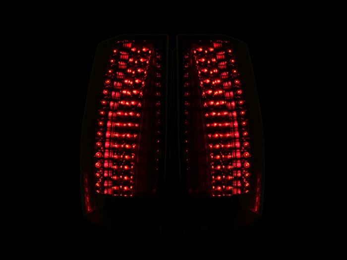 ANZO - 2007-2013 CADILLAC ESCALADE LED TAILLIGHTS CHROME-Tail Lights-Deviate Dezigns (DV8DZ9)