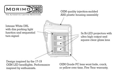 MORIMOTO - XB LED | Super Duty | 11-16-Lighting-Deviate Dezigns (DV8DZ9)