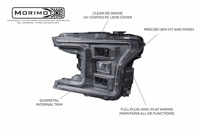 MORIMOTO - XB HYBRID | F-150 | 18-20-Lighting-Deviate Dezigns (DV8DZ9)