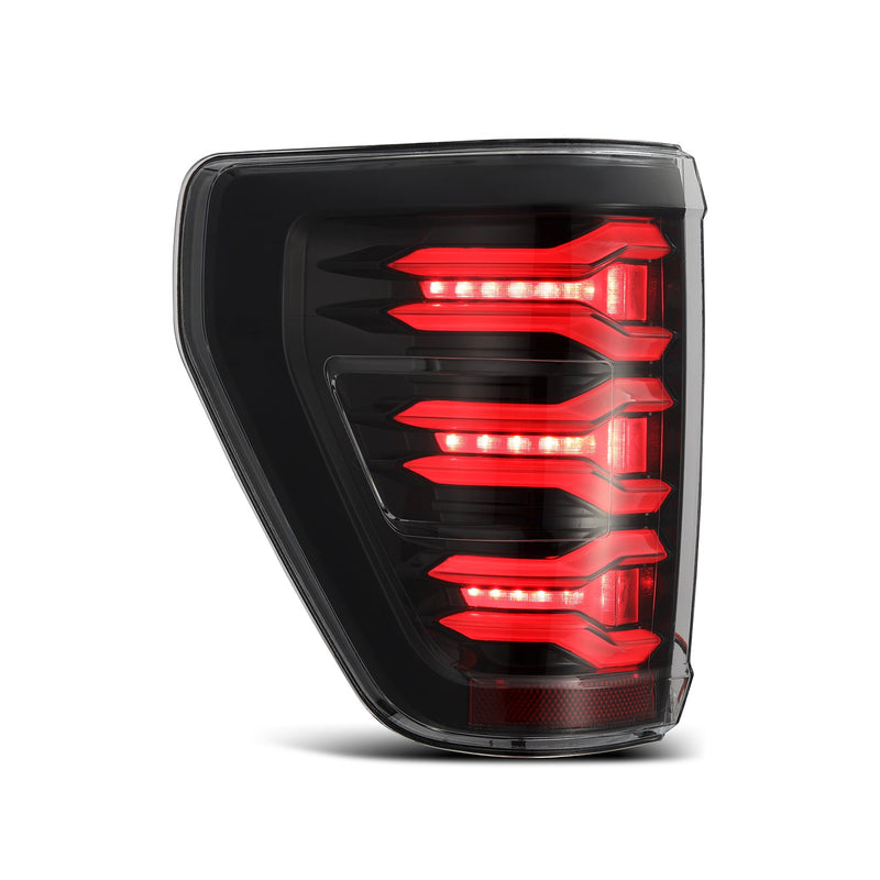 ALPHAREX -21-22 Ford F150 LUXX-Series LED Tail Lights Alpha-Black (Pre-Order Now) (ETA begin of Sep)-Tail Lights-Deviate Dezigns (DV8DZ9)