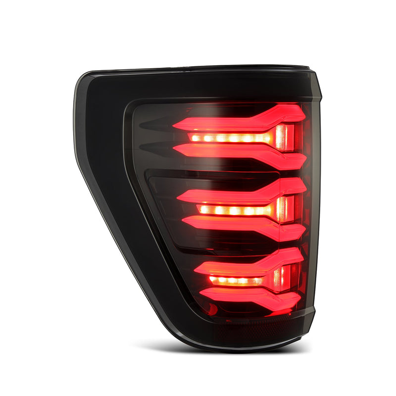 ALPHAREX - 21-22 Ford F150 LUXX-Series LED Tail Lights Black-Red (Pre-Order Now) (ETA begin of Sep)-Tail Lights-Deviate Dezigns (DV8DZ9)