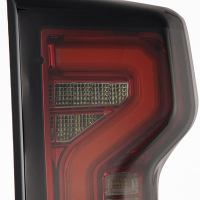 ALPHAREX - PRO-Series LED Tail Lights | Red Smoke | 19-23 Chevrolet Silverado 1500/20-23 Silverado 2500HD/3500HD-Tail Lights-Deviate Dezigns (DV8DZ9)