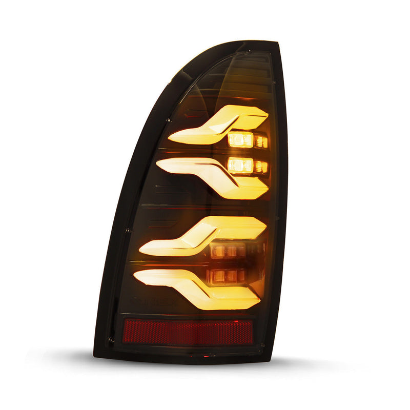 ALPHAREX - LUXX Tail Lights | Black-Red | Toyota Tacoma 05-15-Lighting-Deviate Dezigns (DV8DZ9)