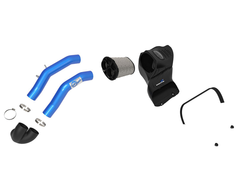 aFe - 2015-2020 FORD F-150 V8 5.0L MOMENTUM XP COLD AIR INTAKE SYSTEM BLUE-Cold Air Intakes-Deviate Dezigns (DV8DZ9)