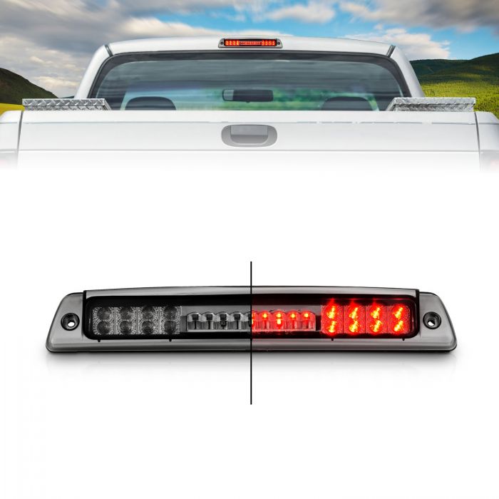 ANZO - 1994-2001 DODGE RAM 1500/2500/3500 3RD BRAKE LIGHT SMOKE-3rd Brake Light-Deviate Dezigns (DV8DZ9)