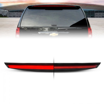 ANZO - 2007-2014 CHEVROLET TAHOE/SUBURBAN/GMC YUKON 2009-2013 LED 3RD BRAKE LIGHT BLACK RED LENS WITH SPOILER-3rd Brake Light-Deviate Dezigns (DV8DZ9)