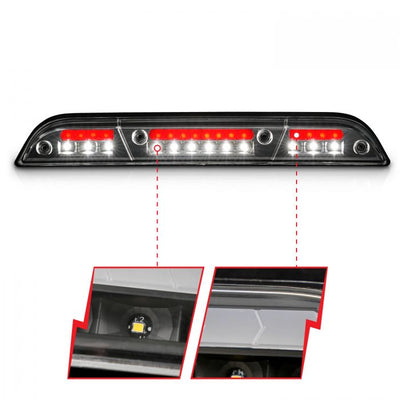 ANZO - 2015-2020 FORD F150/F250/F350 LED 3RD BRAKE LIGHT G2 BLACK CLEAR LENS-3rd Brake Light-Deviate Dezigns (DV8DZ9)