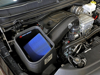 aFe - 2019-2022 DODGE RAM 1500 V8 5.7L HEMI TRACK SERIES CARBON FIBER COLD AIR INTAKE SYSTEM-Cold Air Intakes-Deviate Dezigns (DV8DZ9)