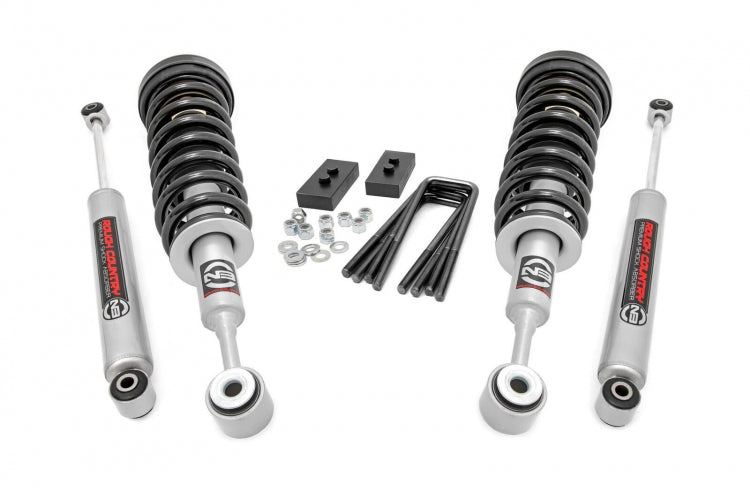 Rough Country | 2 Inch Lift Kit | Lifted Struts | Ford F-150 2WD (2004-2008)