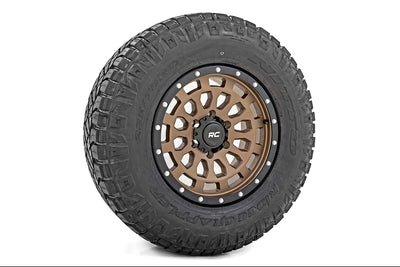 Rough Country  | Rough Country 87 Series Wheel | Simulated Beadlock | Bronze/Black | 17x8.5 |