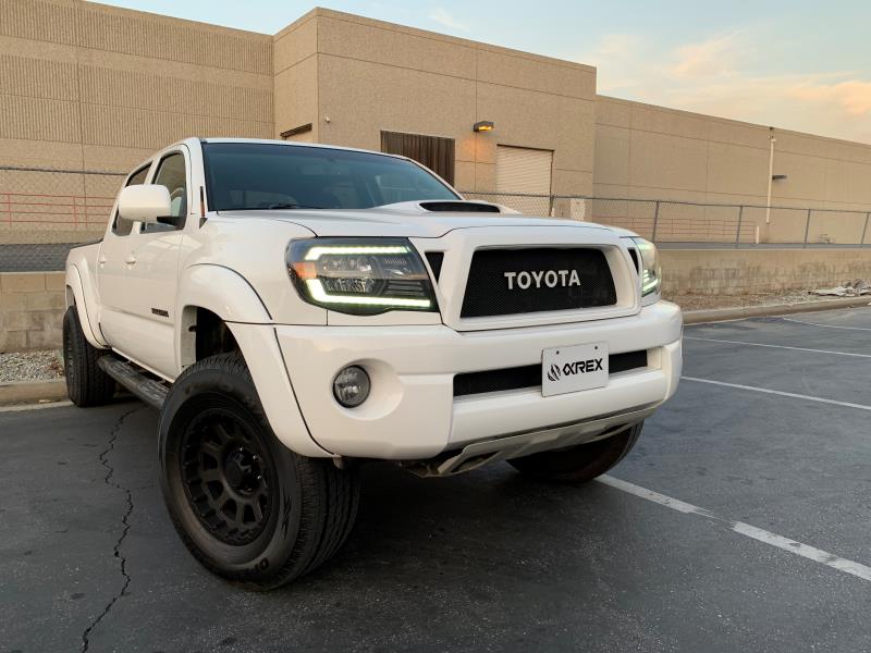 ALPHAREX - 05-11 Toyota Tacoma LUXX-Series LED Crystal Headlights Alpha-Black-Lighting-Deviate Dezigns (DV8DZ9)