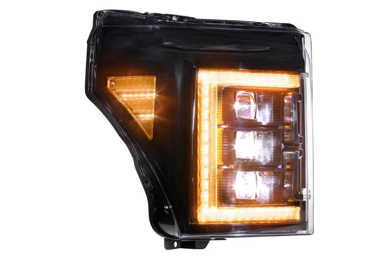 MORIMOTO - FORD SUPER DUTY (2011-2016): XB LED Headlights Amber-Headlights-Deviate Dezigns (DV8DZ9)