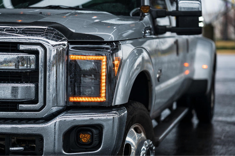 MORIMOTO - FORD SUPER DUTY (2011-2016): XB LED Headlights Amber-Headlights-Deviate Dezigns (DV8DZ9)