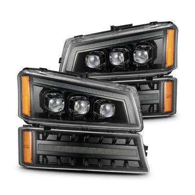 ALPHAREX - NOVA | Alpha-Black | 2003-2006 Chevrolet Silverado 1500/2500HD/3500HD-Headlights-Deviate Dezigns (DV8DZ9)