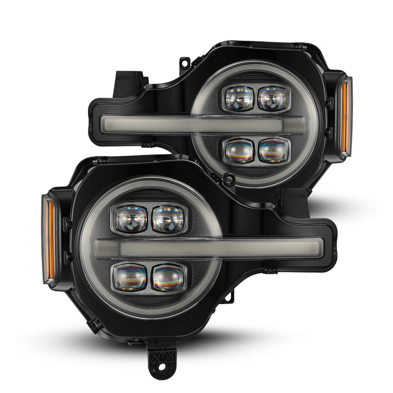 ALPHAREX - NOVA | Black | 2021-2023 Ford Bronco-Headlights-Deviate Dezigns (DV8DZ9)