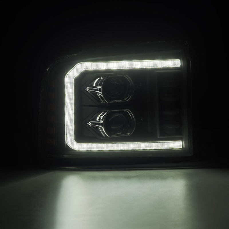 ALPHAREX - PRO | Black | 2005-2007 Ford Super Duty-Headlights-Deviate Dezigns (DV8DZ9)