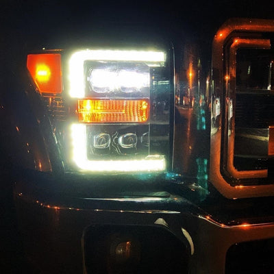 ALPHAREX - NOVA | Black | Ford Super Duty 11-16-Headlghts-Deviate Dezigns (DV8DZ9)