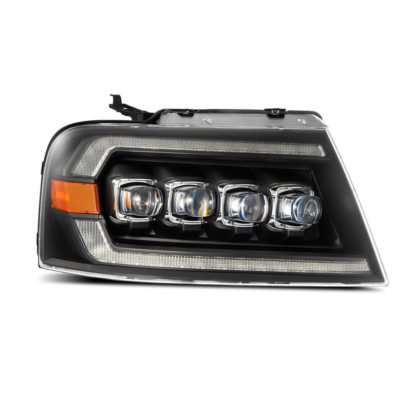 ALPHAREX - 04-08 Ford F150 / 06-08 Lincoln Mark LT NOVA-Series LED Projector Headlights Black (Pre-Order Now) (ETA end of Dec)-Headlights-Deviate Dezigns (DV8DZ9)