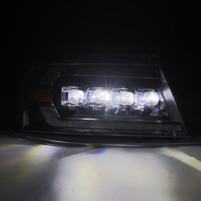 ALPHAREX - 04-08 Ford F150 / 06-08 Lincoln Mark LT NOVA-Series LED Projector Headlights Black (Pre-Order Now) (ETA end of Dec)-Headlights-Deviate Dezigns (DV8DZ9)