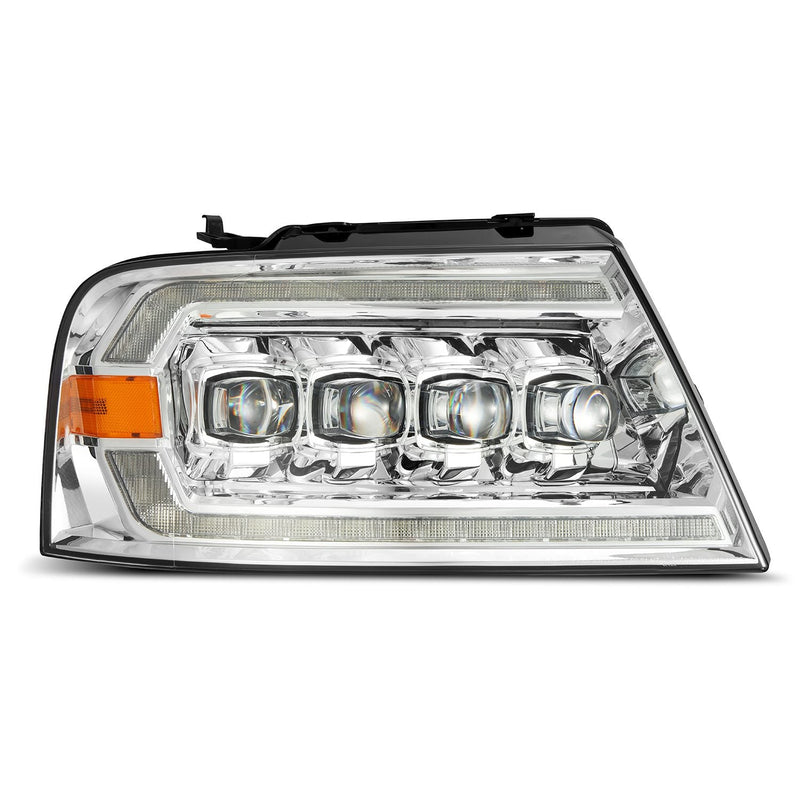 ALPHAREX - 04-08 Ford F150 / 06-08 Lincoln Mark LT NOVA-Series LED Projector Headlights Chrome (Pre-Order Now) (ETA end of Dec)-Headlights-Deviate Dezigns (DV8DZ9)