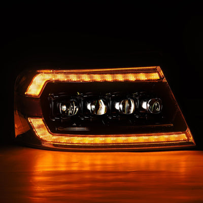 ALPHAREX - 04-08 Ford F150 / 06-08 Lincoln Mark LT NOVA-Series LED Projector Headlights Alpha-Black (Pre-Order Now) (ETA end of Dec)-Headlghts-Deviate Dezigns (DV8DZ9)