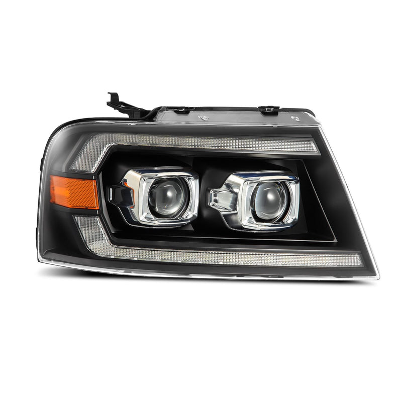 ALPHAREX - 04-08 Ford F150 / 06-08 Lincoln Mark LT LUXX-Series LED Projector Headlights Black (Pre-Order Now) (ETA end of Dec)-Headlghts-Deviate Dezigns (DV8DZ9)