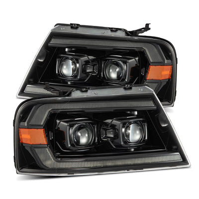 ALPHAREX - 04-08 Ford F150 / 06-08 Lincoln Mark LT PRO-Series Projector Headlights Alpha-Black (Pre-Order Now) (ETA end of Dec)-Headlghts-Deviate Dezigns (DV8DZ9)