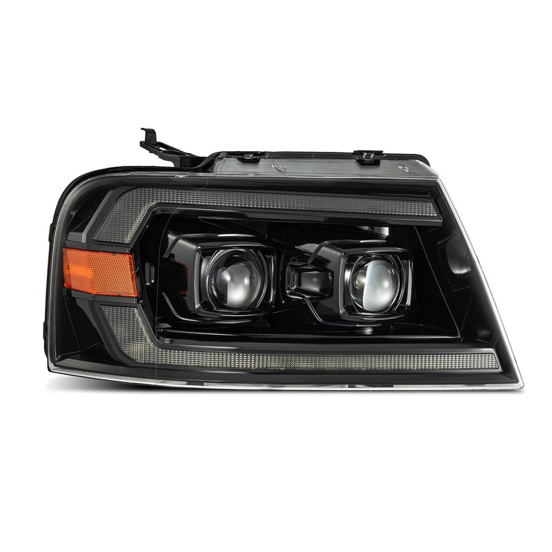 ALPHAREX - 04-08 Ford F150 / 06-08 Lincoln Mark LT LUXX-Series LED Projector Headlights Alpha-Black (Pre-Order Now) (ETA end of Dec)-Headlghts-Deviate Dezigns (DV8DZ9)