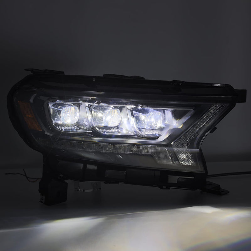 Alpharex - 19-21 Ford Ranger NOVA-Series LED Projector Headlights Alpha-Black-Headlights-Deviate Dezigns (DV8DZ9)