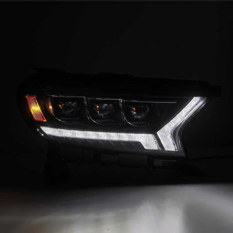 Alpharex - 19-21 Ford Ranger NOVA-Series LED Projector Headlights Alpha-Black-Headlights-Deviate Dezigns (DV8DZ9)