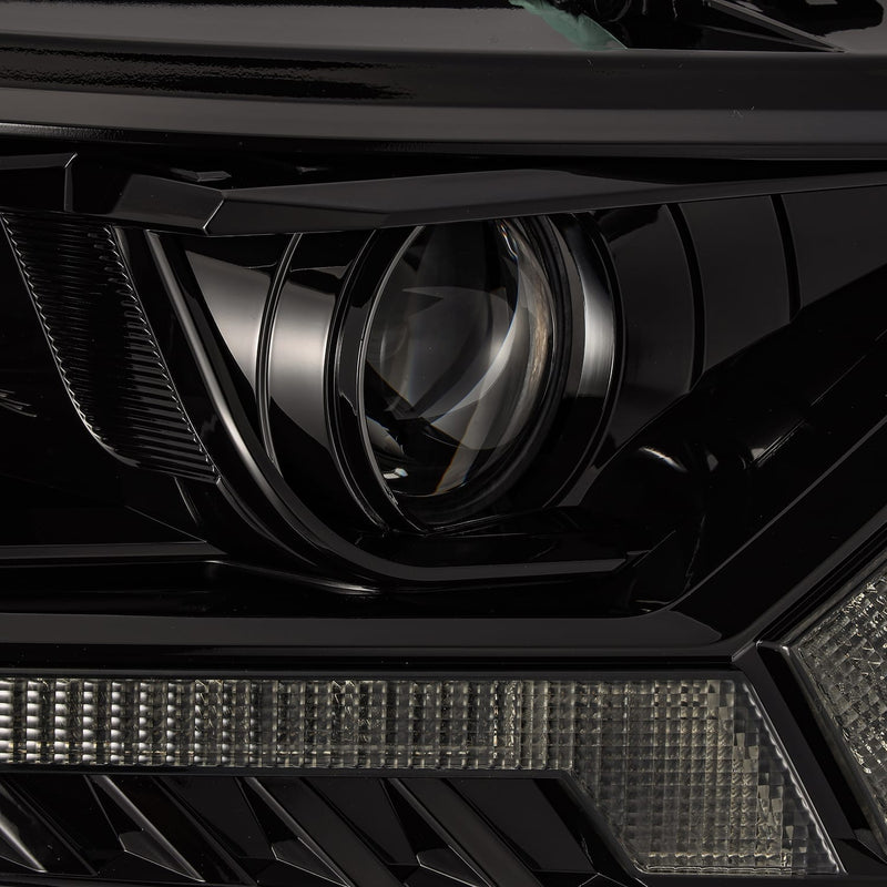 Alpharex - 19-21 Ford Ranger LUXX-Series LED Projector Headlights Alpha-Black-Headlights-Deviate Dezigns (DV8DZ9)