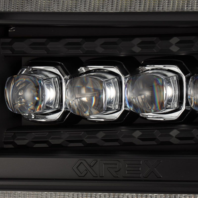 ALPHAREX - NOVA | Black | Sierra 1500 / 2500HD / 3500HD | 14-18-Headlights-Deviate Dezigns (DV8DZ9)