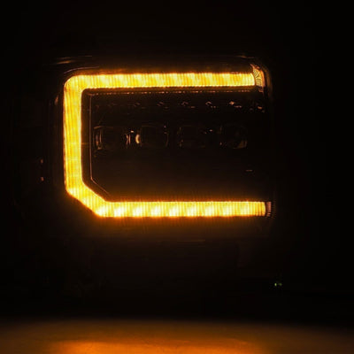 ALPHAREX - NOVA | Black | Sierra 1500 / 2500HD / 3500HD | 14-18-Headlights-Deviate Dezigns (DV8DZ9)