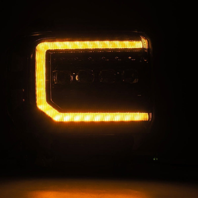 ALPHAREX - NOVA | Black | Sierra 1500 / 2500HD / 3500HD | 14-18-Headlights-Deviate Dezigns (DV8DZ9)